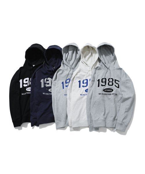 STENDS（ステンズ）の「[M~4XL] オリジナル1985フードパーカー_ブラック（パーカー・レディース・その他・LARGE/MEDIUM/X-LARGE/XXX-LARGE/XXXX-LARGE）」の3枚目の写真