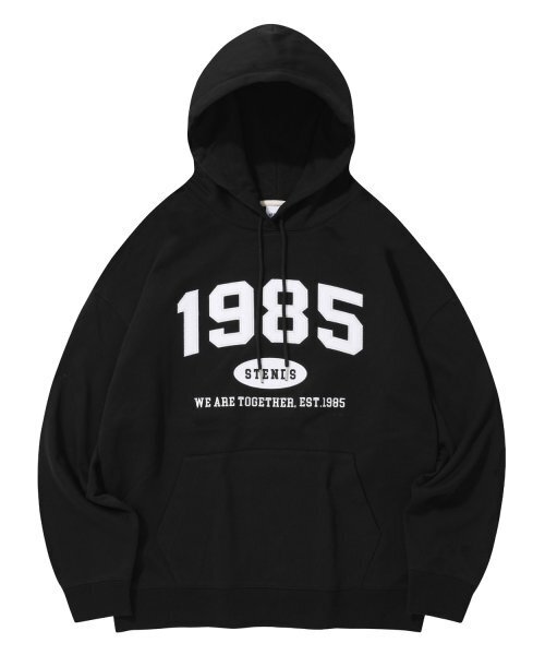 STENDS（ステンズ）の「[M~4XL] オリジナル1985フードパーカー_ブラック（パーカー・レディース・その他・LARGE/MEDIUM/X-LARGE/XXX-LARGE/XXXX-LARGE）」の4枚目の写真