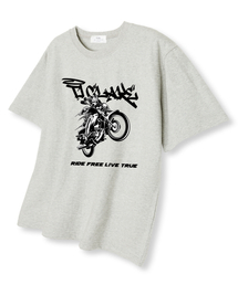 ライドフリー オーバーサイズ 半袖Tシャツ オートミール
