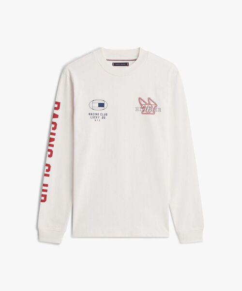 TOMMY HILFIGER(トミーヒルフィガー)の「モダンアスレチックロングスリーブTシャツ(Tシャツ/カットソー・メンズ・ブラック/ホワイト/レッド・SMALL/LARGE/MEDIUM/X-LARGE)」の6枚目の写真