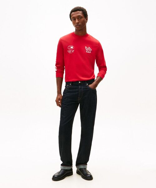 TOMMY HILFIGER(トミーヒルフィガー)の「モダンアスレチックロングスリーブTシャツ(Tシャツ/カットソー・メンズ・ブラック/ホワイト/レッド・SMALL/LARGE/MEDIUM/X-LARGE)」の14枚目の写真