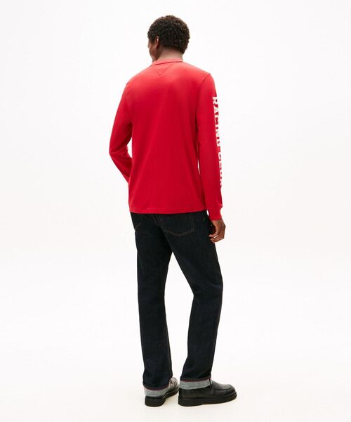 TOMMY HILFIGER(トミーヒルフィガー)の「モダンアスレチックロングスリーブTシャツ(Tシャツ/カットソー・メンズ・ブラック/ホワイト/レッド・SMALL/LARGE/MEDIUM/X-LARGE)」の15枚目の写真