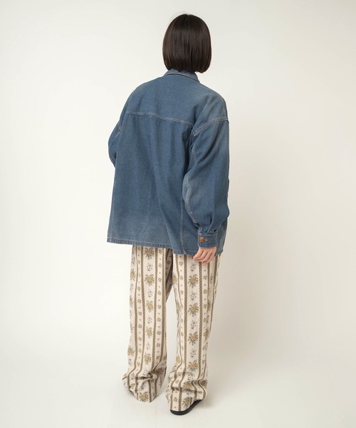 RNA-N(アールエヌエーエヌ)の「J2184 デニムTYPE3 シャツジャケット(デニムジャケット・レディース・ライトインディゴブルー・FREE)」の18枚目の写真