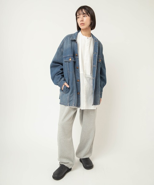 RNA-N(アールエヌエーエヌ)の「J2184 デニムTYPE3 シャツジャケット(デニムジャケット・レディース・ライトインディゴブルー・FREE)」の15枚目の写真