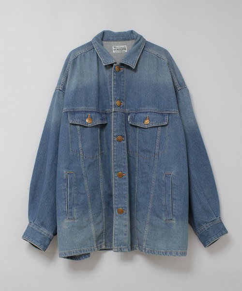 RNA-N(アールエヌエーエヌ)の「J2184 デニムTYPE3 シャツジャケット(デニムジャケット・レディース・ライトインディゴブルー・FREE)」の11枚目の写真