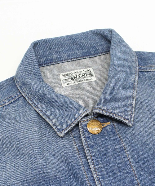 RNA-N(アールエヌエーエヌ)の「J2184 デニムTYPE3 シャツジャケット(デニムジャケット・レディース・ライトインディゴブルー・FREE)」の2枚目の写真