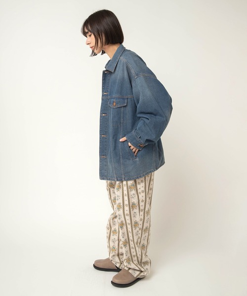 RNA-N(アールエヌエーエヌ)の「J2184 デニムTYPE3 シャツジャケット(デニムジャケット・レディース・ライトインディゴブルー・FREE)」の17枚目の写真