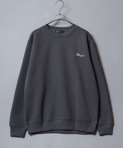 ANPAS（アンパス）の「Ripple Double-Knit Photo Print Sweatshirt/リップルダンボール フォトプリントトレーナー スウェット メンズ レディース モノトーン（スウェット・メンズ・ブラック系/ホワイト系/ホワイト系1/ブラック系2/ネイビー系/ブラック系1・L/LL/M）」の20枚目の写真