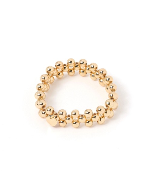 GLOBAL WORK(グローバルワーク)の「編みヘアゴム&ブレス/629951(ヘアゴム・レディース・シルバー系その他2/ゴールド系その他3/ホワイト・FREE)」の1枚目の写真