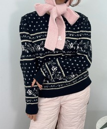 frunco（フランコ）の「ビンテージ風フラワーニット（ニット/セーター）」