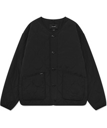 ショートキルティングジャケットブラック