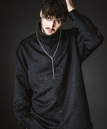 NO ID.（ノーアイディ）の「【NO ID.】High Collar Long Check Shirt / ハイ カラー ロング チェック シャツ（シャツ/ブラウス）」