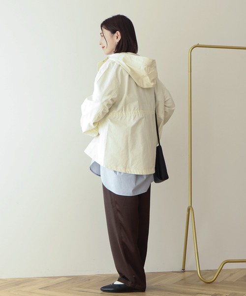 AMERICAN HOLIC（アメリカンホリック）の「【花粉防止･撥水】マウンテンパーカー（マウンテンパーカー・レディース・ネイビー/アイボリー/モカ・L/M）」の5枚目の写真