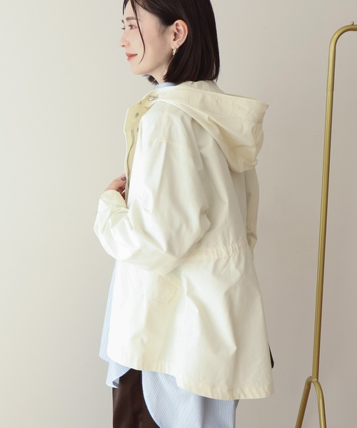 AMERICAN HOLIC（アメリカンホリック）の「【花粉防止･撥水】マウンテンパーカー（マウンテンパーカー・レディース・ネイビー/アイボリー/モカ・L/M）」の7枚目の写真