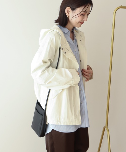 AMERICAN HOLIC（アメリカンホリック）の「【花粉防止･撥水】マウンテンパーカー（マウンテンパーカー・レディース・ネイビー/アイボリー/モカ・L/M）」の8枚目の写真