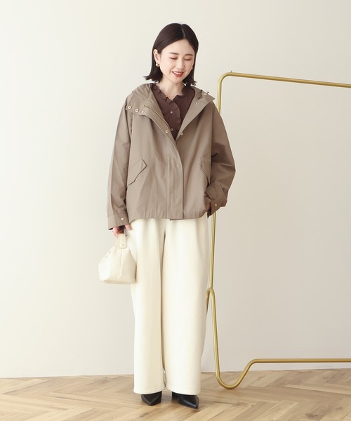 AMERICAN HOLIC（アメリカンホリック）の「【花粉防止･撥水】マウンテンパーカー（マウンテンパーカー・レディース・ネイビー/アイボリー/モカ・L/M）」の9枚目の写真