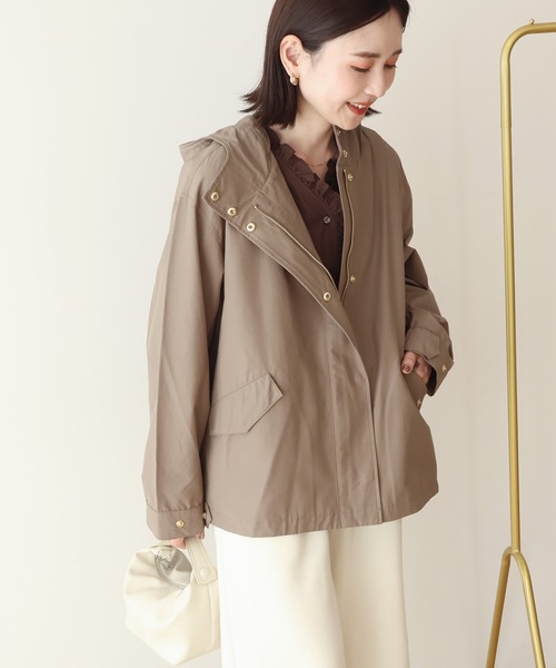 AMERICAN HOLIC（アメリカンホリック）の「【花粉防止･撥水】マウンテンパーカー（マウンテンパーカー・レディース・ネイビー/アイボリー/モカ・L/M）」の15枚目の写真