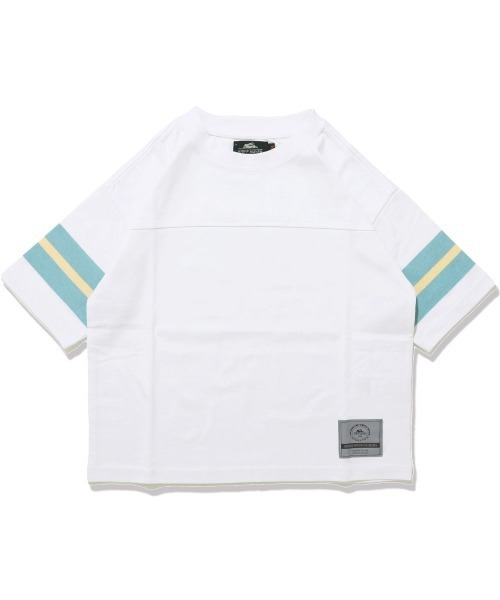 KRIFF MAYER Kid's Collection（クリフメイヤーキッズコレクション）の「【撥水・防汚】クリーネス袖ラインT（Tシャツ/カットソー・キッズ・ネイビー/ブルー/グレー/オフホワイト・140/130/120/170/160/150）」の7枚目の写真