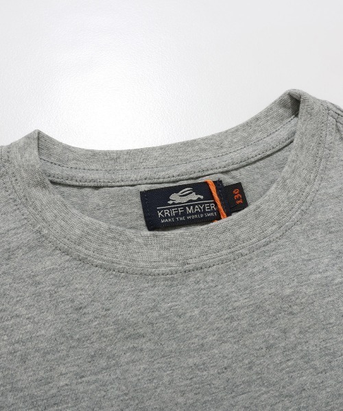 KRIFF MAYER Kid's Collection（クリフメイヤーキッズコレクション）の「【撥水・防汚】クリーネス袖ラインT（Tシャツ/カットソー・キッズ・ネイビー/ブルー/グレー/オフホワイト・140/130/120/170/160/150）」の12枚目の写真