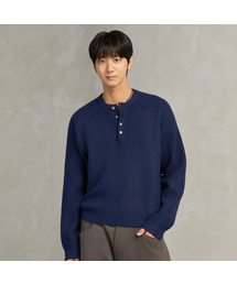 クロップ」に該当するニット/セーター（ブルー・ネイビー/青色系