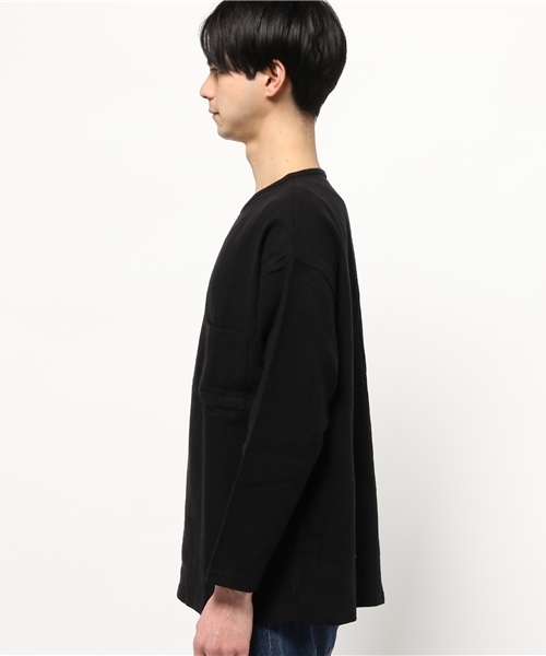 OUTLET（アウトレット）の「【WHO'S WHO gallery】GGバカウレカットソー（ニット/セーター・メンズ・ブラック/チャコールグレー/グレー・FREE）」の4枚目の写真