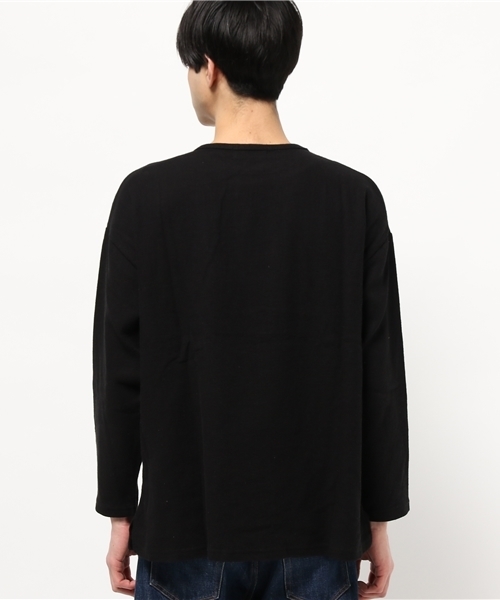 OUTLET（アウトレット）の「【WHO'S WHO gallery】GGバカウレカットソー（ニット/セーター・メンズ・ブラック/チャコールグレー/グレー・FREE）」の5枚目の写真