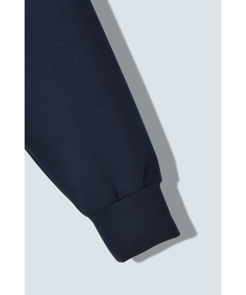 セール】QUILTING DOCKING SWEAT LOGO TOP（スウェット）｜OMMO