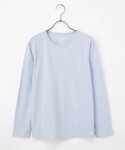 Honeys（ハニーズ）の「オーガニッククルーＴ（Tシャツ/カットソー・レディース・ラベンダー/ピンク/ライトグリーン/サックスブルー・LL/M/L）」の14枚目の写真
