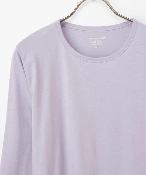Honeys（ハニーズ）の「オーガニッククルーＴ（Tシャツ/カットソー・レディース・ラベンダー/ピンク/ライトグリーン/サックスブルー・LL/M/L）」の21枚目の写真