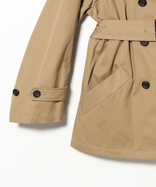 Ray BEAMS（レイビームス）の「オーバーサイズ ハーフ トレンチ コート（トレンチコート・レディース・ブラウン系その他3・ONE SIZE）」の15枚目の写真