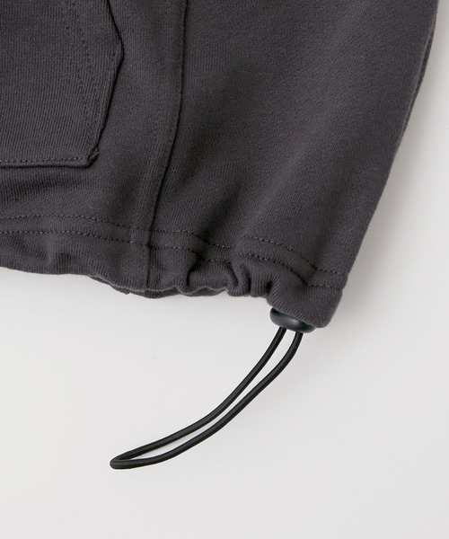 UMBRO（アンブロ）の「UMBRO/アンブロ 別注 ワンポイントロゴ刺繍 ドロスト オーバーサイズ ラグランスリーブ ダブルジップ パーカー（パーカー・メンズ・ネイビー/ブラック/グレー・M/L）」の16枚目の写真