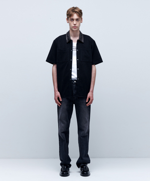 ANYTIME LOREAK（エニタイムロレーク）の「SUNFLOWER WORK SHIRT - BLACK（シャツ/ブラウス・レディース・その他・MEDIUM/LARGE）」の2枚目の写真