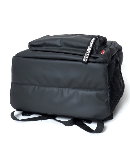 VISION STREET WEAR（ヴィジョンストリートウェア）の「VISION STREET WEAR（ヴィジョンストリートウェア）4TIER BACKPACK/ワンポイントロゴ バックパック/リュック（バックパック/リュック・メンズ・ブラック系1/ブラック系3/ブラック系2・FREE）」の12枚目の写真