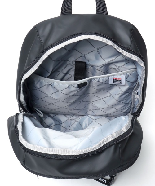 VISION STREET WEAR（ヴィジョンストリートウェア）の「VISION STREET WEAR（ヴィジョンストリートウェア）4TIER BACKPACK/ワンポイントロゴ バックパック/リュック（バックパック/リュック・メンズ・ブラック系1/ブラック系3/ブラック系2・FREE）」の15枚目の写真