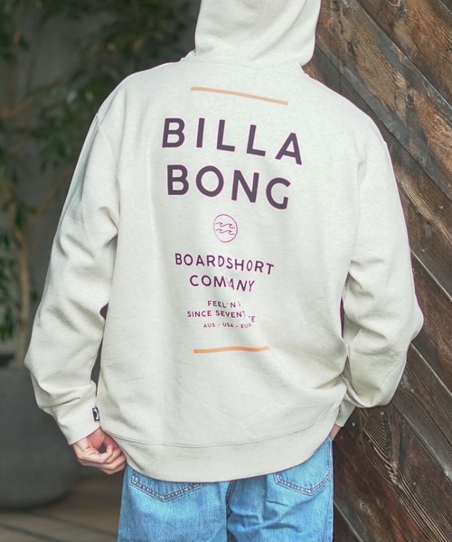 BILLABONG（ビラボン）の「BILLABONG メンズ WAVE LAYER セットアップ パーカー 【2026年春夏モデル】（パーカー・メンズ・スミクロ/オートミール/グレー・X-LARGE/LARGE/MEDIUM）」の3枚目の写真