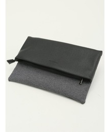 m.f.editorial（エムエフエディトリアル）の「【2WAY】m.f.エディトリアル メンズ 型押しコンビ クラッチバック（クラッチバッグ）」