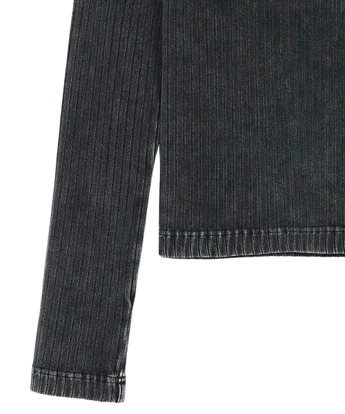 FDR(エフディーアール)の「Sulfar G.Dye Rib Muscle Long Sleeve Black(Tシャツ/カットソー・レディース・その他・S/M/L)」の11枚目の写真