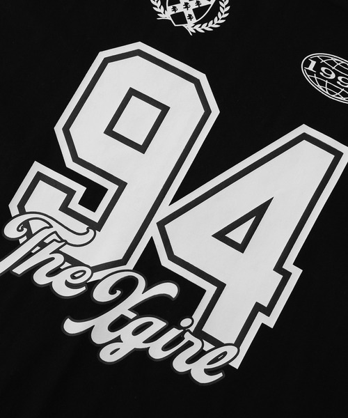 X-girl（エックスガール）の「FACE LABEL NUMBER BIG TEE DRESS（ワンピース・レディース・ブルー/ブラック/ホワイト・S/M）」の6枚目の写真