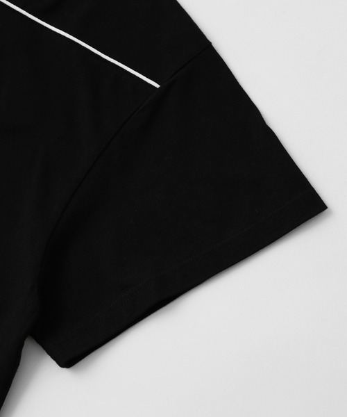 X-girl（エックスガール）の「FACE LABEL NUMBER BIG TEE DRESS（ワンピース・レディース・ブルー/ブラック/ホワイト・S/M）」の7枚目の写真