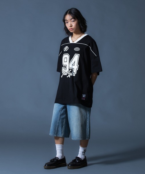 FACE LABEL NUMBER BIG TEE DRESS（ワンピース）｜X-girl（エックス