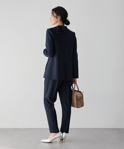 YECCA VECCA（イェッカヴェッカ）の「ストレッチピンタックパンツ（その他パンツ・レディース・ライトベージュ/ネイビー・S/M）」の14枚目の写真