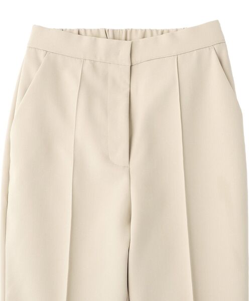 YECCA VECCA（イェッカヴェッカ）の「ストレッチピンタックパンツ（その他パンツ・レディース・ライトベージュ/ネイビー・S/M）」の9枚目の写真