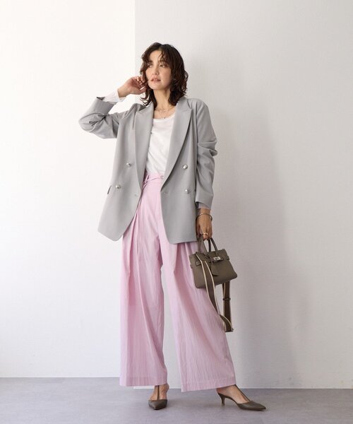 RIVE DROITE(リヴドロワ)の「予約【実用性抜群】ひねり金具ミニトートバッグ(トートバッグ・レディース・ベージュ/グレー系その他/サックスブルー・FREE)」の11枚目の写真