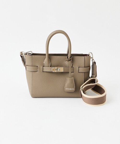 RIVE DROITE(リヴドロワ)の「予約【実用性抜群】ひねり金具ミニトートバッグ(トートバッグ・レディース・ベージュ/グレー系その他/サックスブルー・FREE)」の20枚目の写真