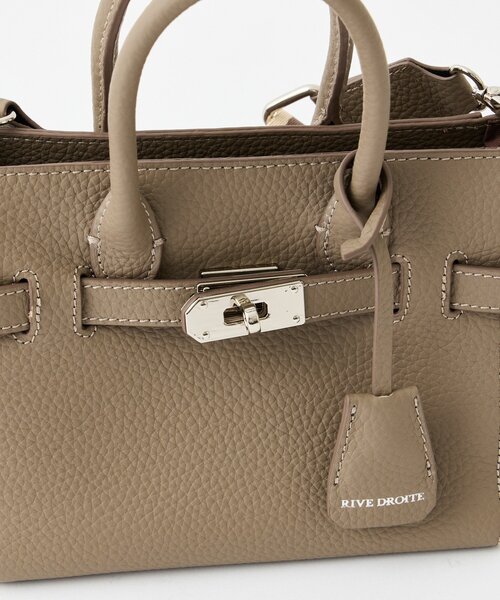 RIVE DROITE(リヴドロワ)の「予約【実用性抜群】ひねり金具ミニトートバッグ(トートバッグ・レディース・ベージュ/グレー系その他/サックスブルー・FREE)」の22枚目の写真