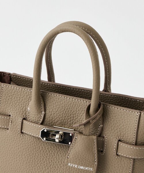 RIVE DROITE（リヴドロワ）の「【実用性抜群】ひねり金具ミニトートバッグ（トートバッグ・レディース・ベージュ/グレー系その他/サックスブルー・FREE）」の7枚目の写真