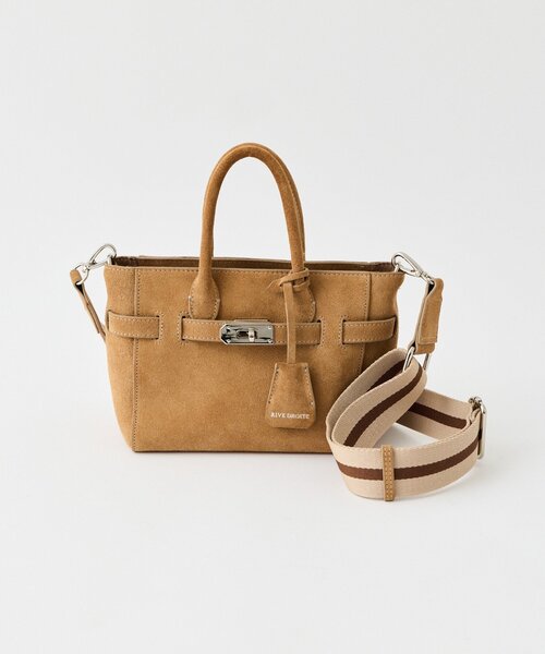 RIVE DROITE（リヴドロワ）の「【実用性抜群】ひねり金具ミニトートバッグ（トートバッグ・レディース・ベージュ/グレー系その他/サックスブルー・FREE）」の15枚目の写真