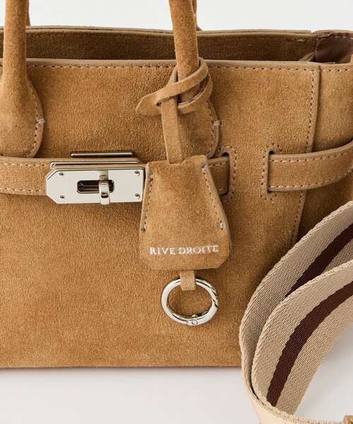 RIVE DROITE（リヴドロワ）の「【実用性抜群】ひねり金具ミニトートバッグ（トートバッグ・レディース・ベージュ/グレー系その他/サックスブルー・FREE）」の17枚目の写真