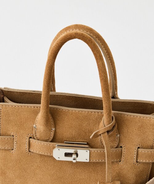 RIVE DROITE（リヴドロワ）の「【実用性抜群】ひねり金具ミニトートバッグ（トートバッグ・レディース・ベージュ/グレー系その他/サックスブルー・FREE）」の18枚目の写真