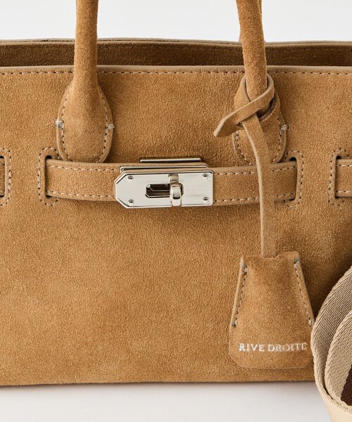 RIVE DROITE（リヴドロワ）の「【実用性抜群】ひねり金具ミニトートバッグ（トートバッグ・レディース・ベージュ/グレー系その他/サックスブルー・FREE）」の19枚目の写真